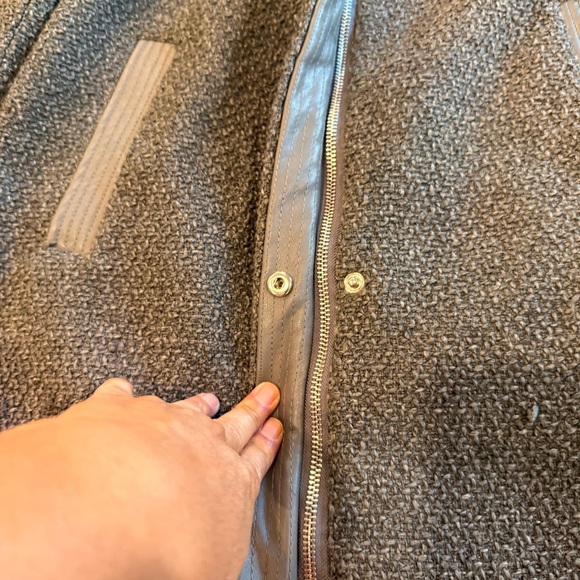 INC International Concepts Charcoal Teddy Jacket - Picture 3 of 11